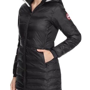 Canada Goose Camp Hooded Jacket Lightweight (Black) XS